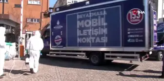 Mobil iletişim araçları dezenfekte edildi