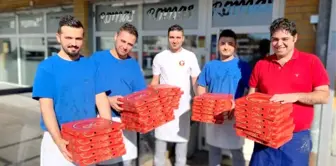 İsveç'te Türk vatandaşlarından sağlık çalışanlarına örnek jest