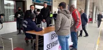 Isparta Seyahat İzin Kurulu otogara gelenleri tek tek dinliyor