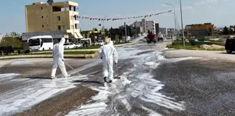 Viranşehir'de caddeler arındırıldı