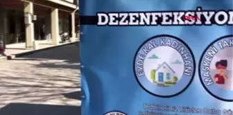 KONYA Koronavirüse karşı dezenfekte tüneli