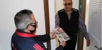 Türkiye Gazetesi dağıtıcıları yaşlıların yanında olmaya devam ediyor