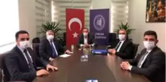 Milletvekili Ceylan, belediye başkanı ve parti teşkilat başkanlarıyla istişarede bulundu