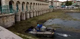 Beyşehir Gölü kıyılarında temizlik çalışması