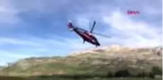 KAHRAMANMARAŞ Yayladan alınan çoban, ambulans helikopterle hastaneye götürüldü