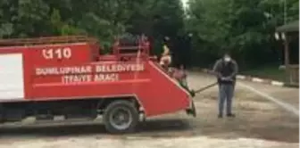 Dumlupınar'da dezenfekte çalışmalarına ara verilmiyor