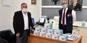 Gemlik Belediyesi'nden esnafa 10 bin maske