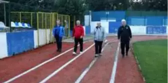 Başkanlar sabah sporunda buluştu