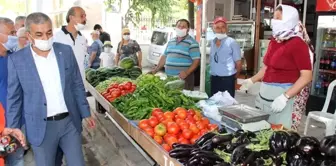 Yenilenen Çakırbeyli Pazarı'nda renkli görüntüler