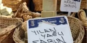 Şanlıurfa'da yılan yağlı sabun ilgi odağı oldu