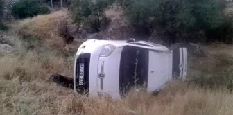 Mardin'de otomobil şarampole uçtu: 1 yaralı