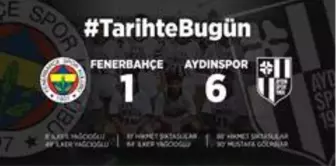 Aydınspor tarihi Fenerbahçe galibiyetini 30'uncu yıl dönümünde andı