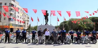 Saruhanlı Belediyesinden Çiftçi Malları Koruma'ya motosiklet desteği