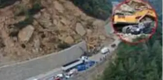 Bursa'da yol çalışması yapılan alanda göçük: 1 kişi öldü