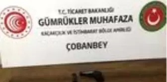 Çobanbey Sınır Kapısı'nda tabanca ele geçirildi