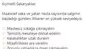 Sakarya Valisi Kaldırım: Zorunda olmadıkça dışarı çıkmayın