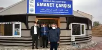 Besni Belediyesi tarafından 'Emanet Çarşısı' kuruldu