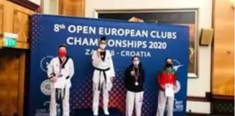 Milli taekwondoculardan 2 altın, 2 gümüş, 1 bronz madalya