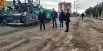 Son dakika gündem: Ergene'de beton yol yapım çalışmaları