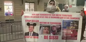 Mısır Cumhurbaşkanı Sisi Paris'te protesto edildi