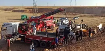 Kırşehir'de devrilen TIR'ın sürücüsü öldü