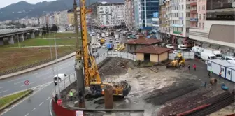 Son dakika haber! Rize'nin dolgu alanı fore kazıklarla güçlendiriliyor