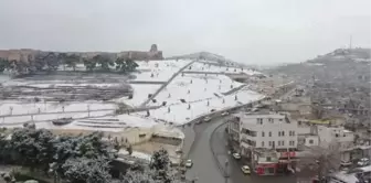 ŞANLIURFA - Tarihi Balıklıgöl 'beyaz örtü'ye büründü