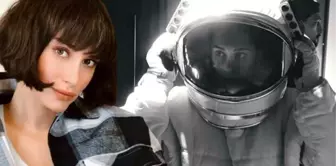 Hande Doğandemir, astronot kıyafeti giydi! 'Çıkış nerede?'