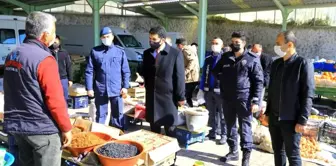 Hadim'de korona virüs tedbirleri denetlendi