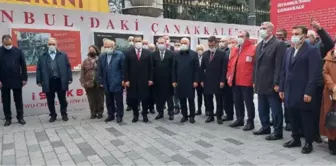 Çanakkale Zaferi'nin 106'ncı yılına özel 'İstanbul'daki Çanakkale sergisi' Beyoğlu'nda açıldı