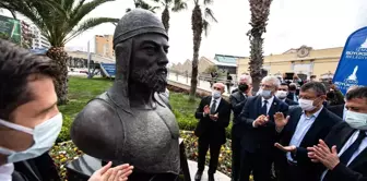 İlk Türk denizcilerinden Çaka Bey'in büstü açıldı