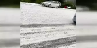 Dakikalar içerisinde kent beyaza büründü