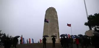 Yeni Zelanda Anıtı'nda anma töreni