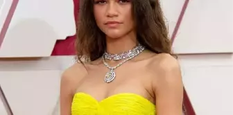 Zendaya 2021 Oscar ödül törenine 6 milyon dolarlık kolyeyle katıldı