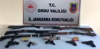 Son dakika! Ordu'da ruhsatsız silah operasyonu