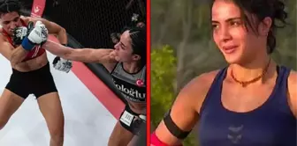 Survivor'daki halinden eser yok! Ringde Fransız rakibini perişan eden Sabriye, MMA tarihine geçti