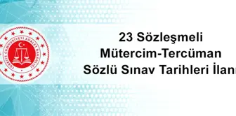 Sözleşmeli Mütercim-Tercüman (İngilizce, Fransızca, Almanca) Alım İlanı Sözlü Sınavına İlişkin Başvuru Sonuçları