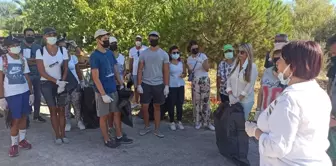 Belediye ve STK'lar el ele verdi, Saip ağaçlık alan tertemiz oldu