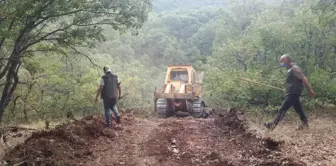 Tunceli kırsalındaki 4 ayrı noktada çıkan örtü yangınlarından üçü söndürüldü