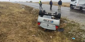 Tokat'ta otomobil devrildi: 4 yaralı