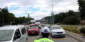 Samsun'da 247 araç trafikten men edildi