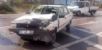 Samsun'da trafik kazası: 1 yaralı