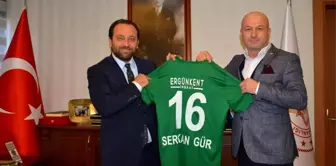 Bursaspor'dan İl Milli Eğitim Müdürü Serkan Gür'e ziyaret