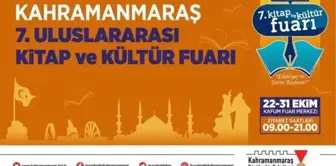 Kahramanmaraş 7. Uluslararası Kitap ve Kültür Fuarı 22 Ekim'de başlıyor