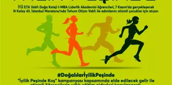 43. İstanbul Maratonu'nda 'Doğalılar iyilik peşinde'