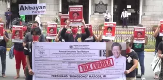 Filipinler'de Bongbong Marcos karşıtı protesto