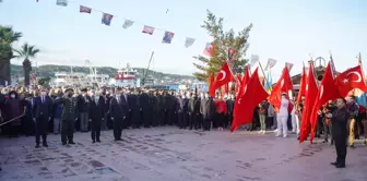 Ayvalık'ta Ata'sı, sonsuzluğa göç edişinin 83. yıl dönümünde düzenlenen törenlerle anıldı