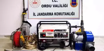 Ordu'da kaçan define araması yapan 3 kişiye suçüstü