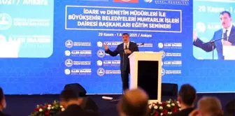 BAŞKAN GÜRKAN,İLLER İDARESİ GENEL MÜDÜRLÜĞÜ EĞİTİM SEMİNERİ'NE KONUŞMACI OLARAK KATILDI