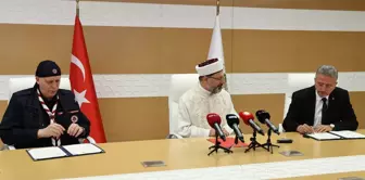 Diyanet İşleri Başkanlığı ile Türkiye İzcilik Federasyonu arasında iş birliği protokolü imzalandı